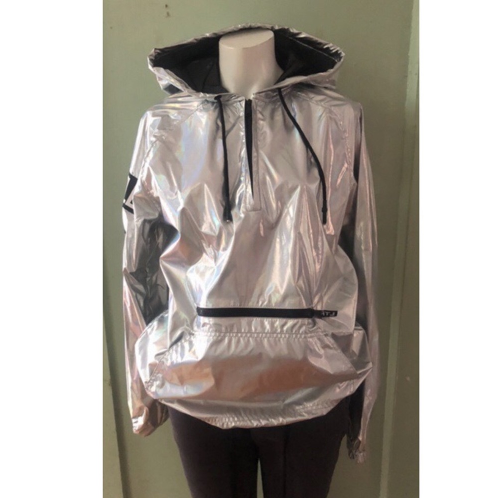 Five by five halographic windbreaker